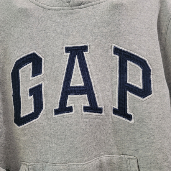 GAP Hoodie Heather grey unisex Kids size XLARGE - Picture 2 of 6